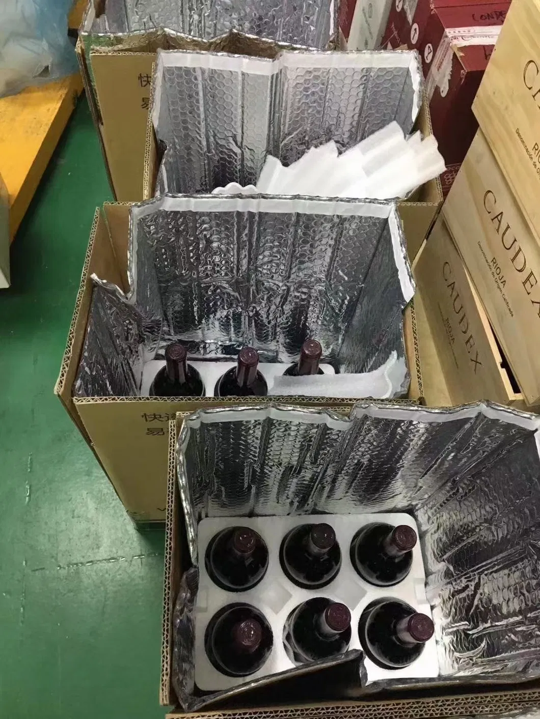 Factory Direct Sales Custom Picnic Pack Aluminized Bubble Insulation Bag Takeaway Bag Lunch Ice Pack
