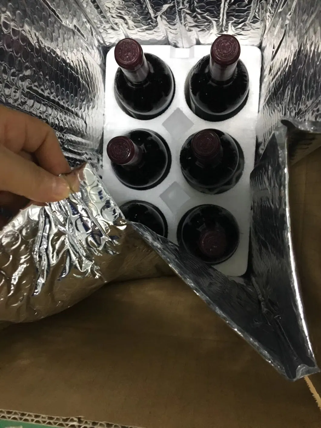 Factory Direct Sales Custom Picnic Pack Aluminized Bubble Insulation Bag Takeaway Bag Lunch Ice Pack