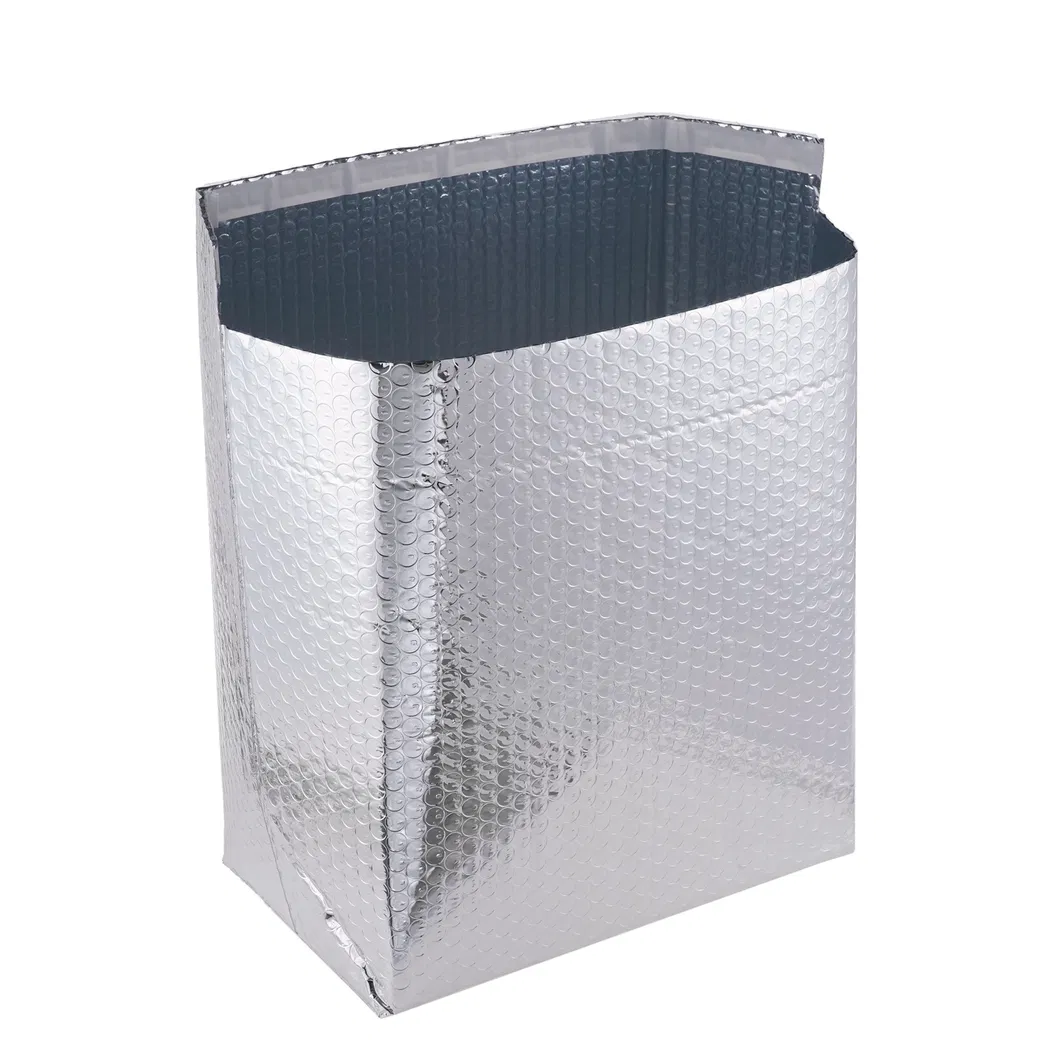 Basic Customization Thermal Break / Resistant 3D Box Liner Insulation Cooler Bag Cold Chain Insulated Aluminum Foil Bag Heat Cold Insulation Bag