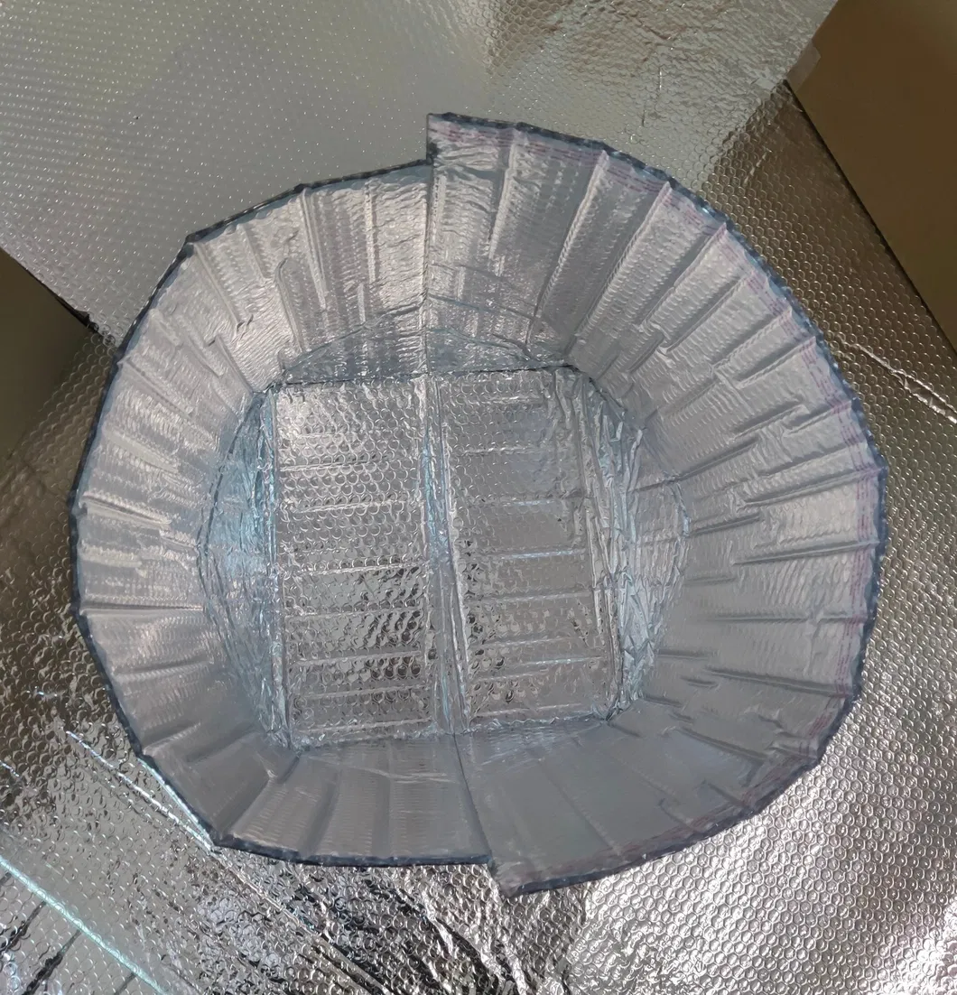 Basic Customization Thermal Break / Resistant 3D Box Liner Insulation Cooler Bag Cold Chain Insulated Aluminum Foil Bag Heat Cold Insulation Bag