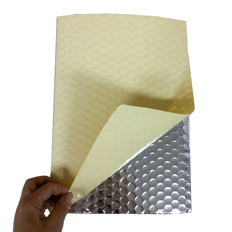 Fire Retardant Thermal Insulation Reflective Foil Bubble Radiant Barrier Aluminium Foil Heat Insulation Materials for Building Roof / Ceiling / Floor / Wall