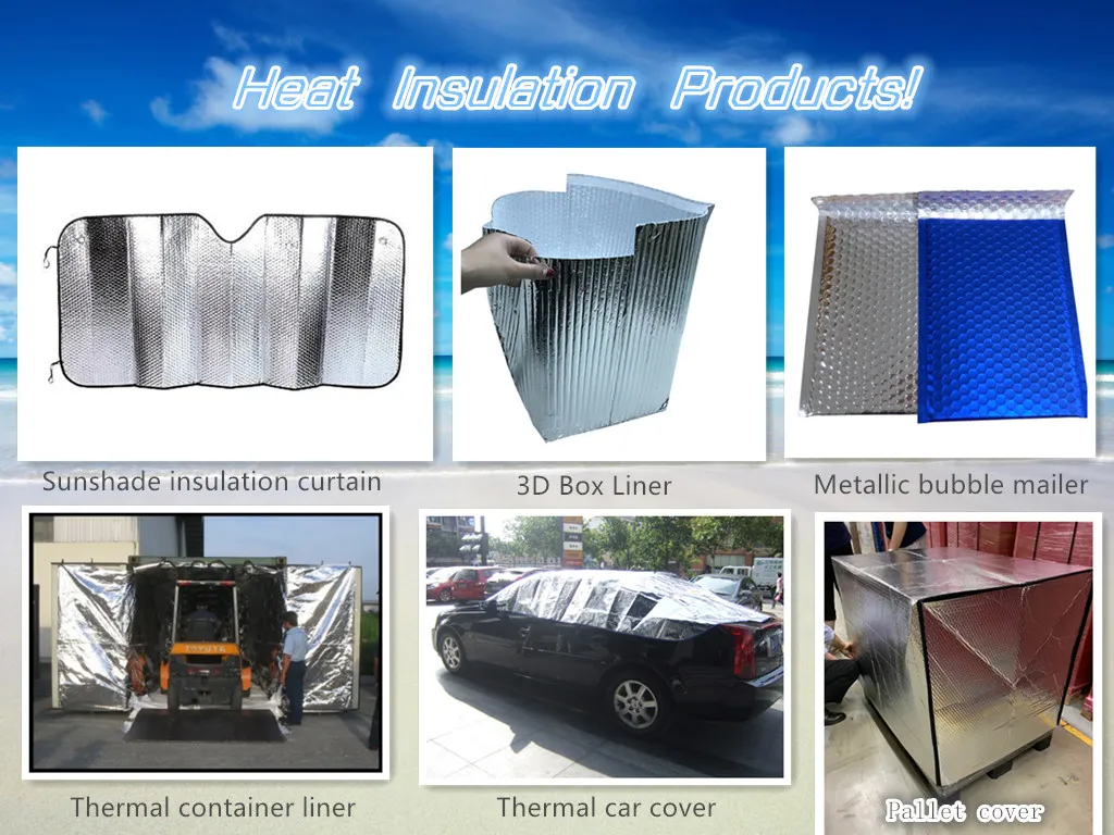 Anti-Glare Coating Foil Backed XPE Foam Heat Insulation Reinforced Weave Scrim Thermal Break Insulation Material