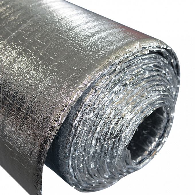 100cm 120cm 125cm Flooring Insulation Underlay Thermal Aluminum Foil Foam Insulation 1