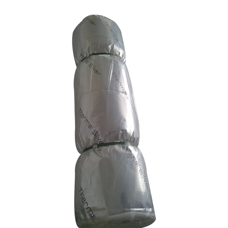 Basic Customization Sf19 Multi Layers Foil Bubble Woven Fabric Foam Radiant Barrier Silver Fireproof Thermal Insulation Blanket for Roofing / Wall / Ceiling